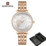 naviforce 5017 rosegold white
