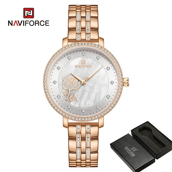 naviforce 5017 rosegold white naviforce 5017 rosegold white