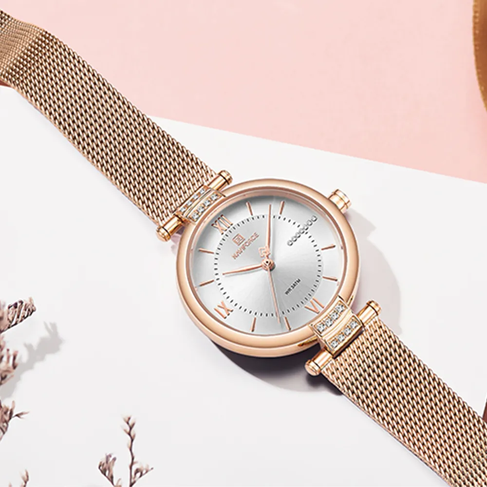 naviforce 5019 rosegold white 01 naviforce 5019 rosegold white 01
