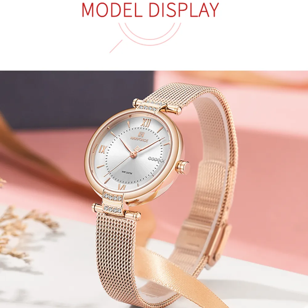 naviforce 5019 rosegold white 02 naviforce 5019 rosegold white 02