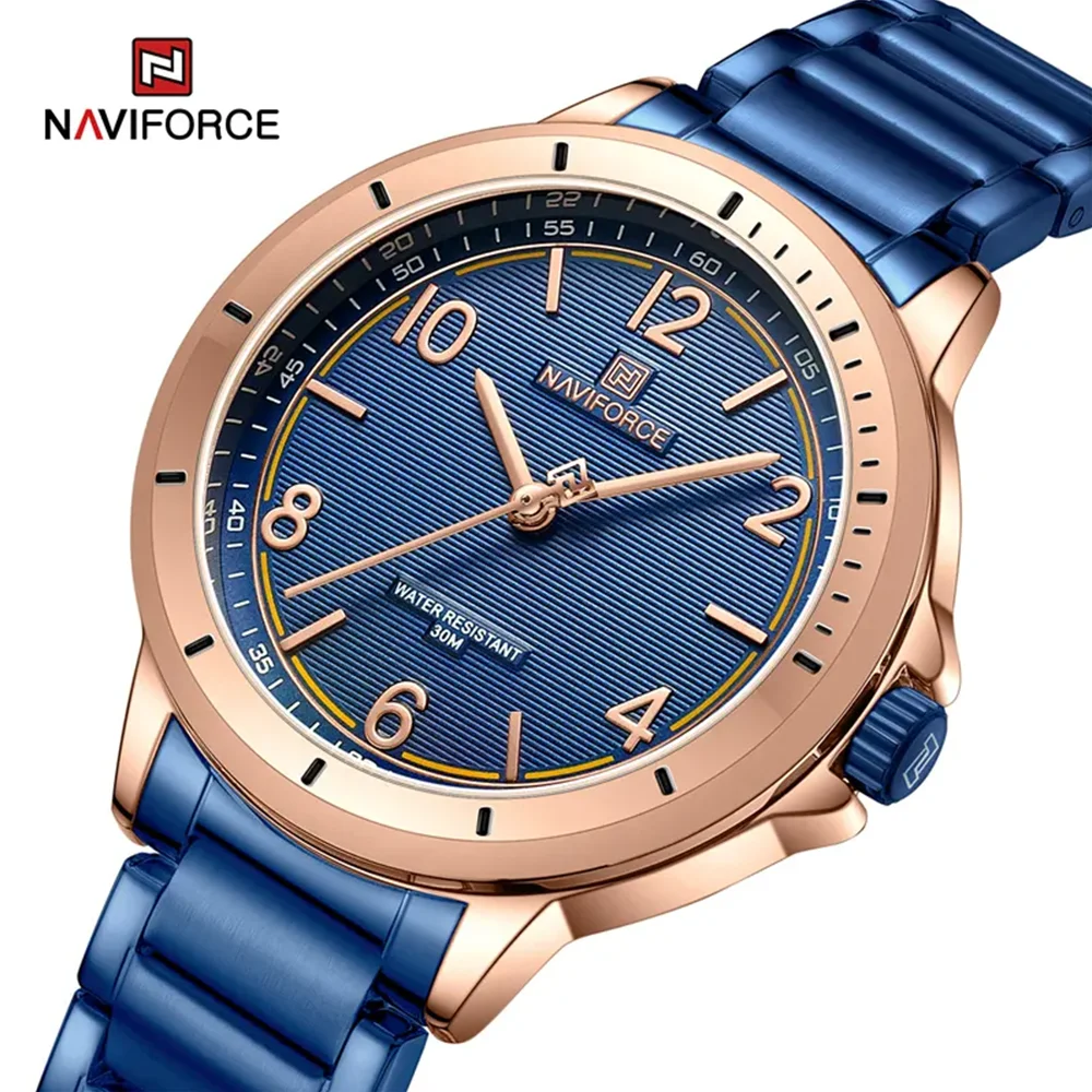 naviforce 5021 Blue Rosegold 01