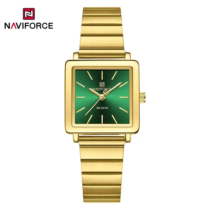 naviforce 5048 gold green for women naviforce 5048 gold green for women
