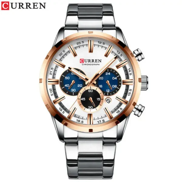 Curren 8355 Silver Gold