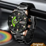 Curren 8402 Rose Gold Black 01
