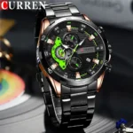 Curren 8402 Rose Gold Black 02