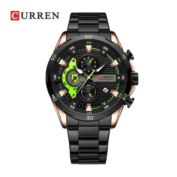 Curren 8402 Rose Gold Black