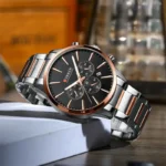Curren 8435 Silver Black 02