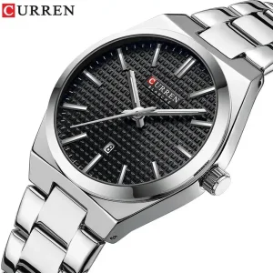 Curren 8439 Ch For Women Sliver Black 04