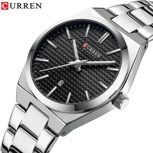 Curren 8439 Ch For Women Sliver Black 04