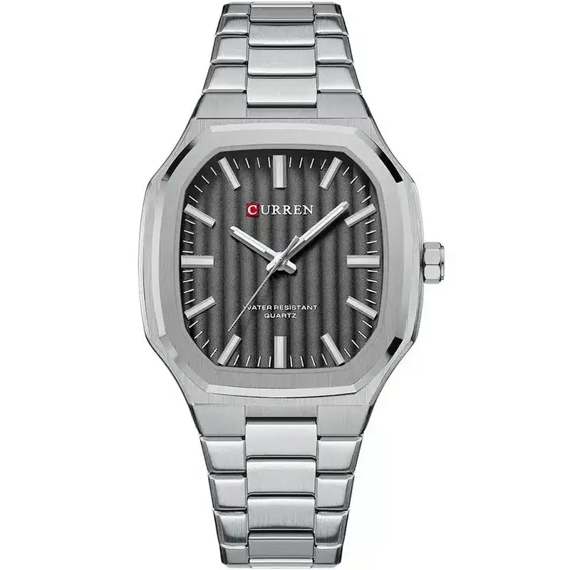 Curren 8458 For Men Silver Black Curren 8458 For Men Silver Black