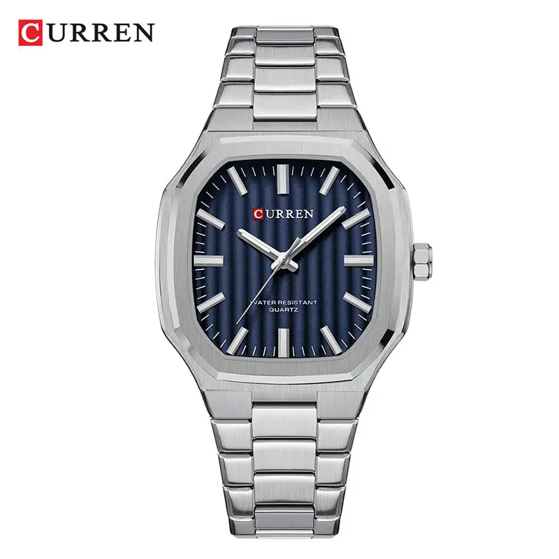 Curren 8458 For Men Silver Blue Curren 8458 For Men Silver Blue