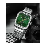 Curren 8460 For Men Silver Green 01