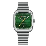 Curren 8460 For Men Silver Green 03