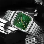 Curren 8460 For Men Silver Green 04
