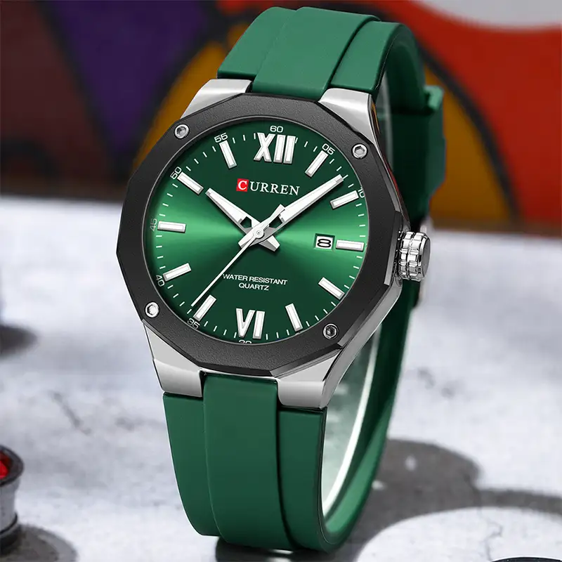Curren 8465 For Men Green 02