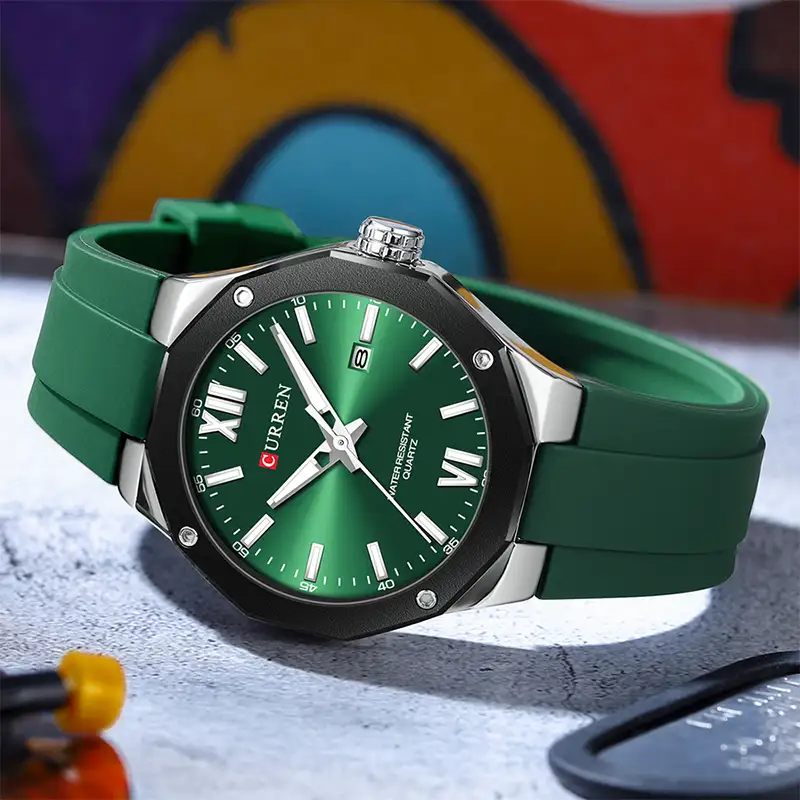 Curren 8465 For Men Green 03