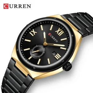 Curren 8471 Ch For Men Gold Black 01