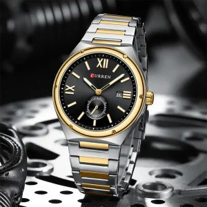 Curren 8471 Ch For Men Silver Gold Black 03