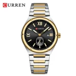 Curren 8471 Ch For Men Silver Gold Black
