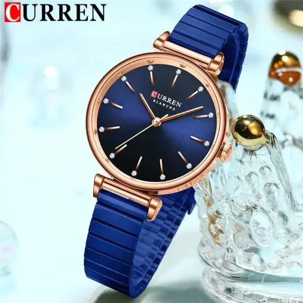 Curren 9081 Blue Rose Gold 03