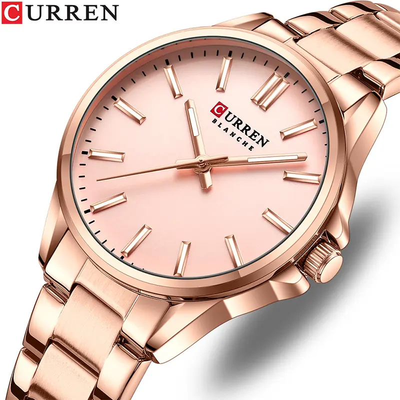 Curren 9090 Rose For Woman 01 Curren 9090 Rose For Woman 01