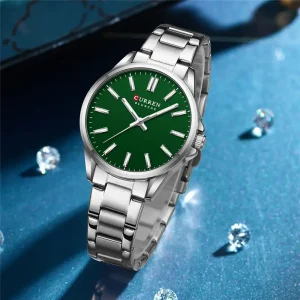 Curren 9090 Silver Green 02