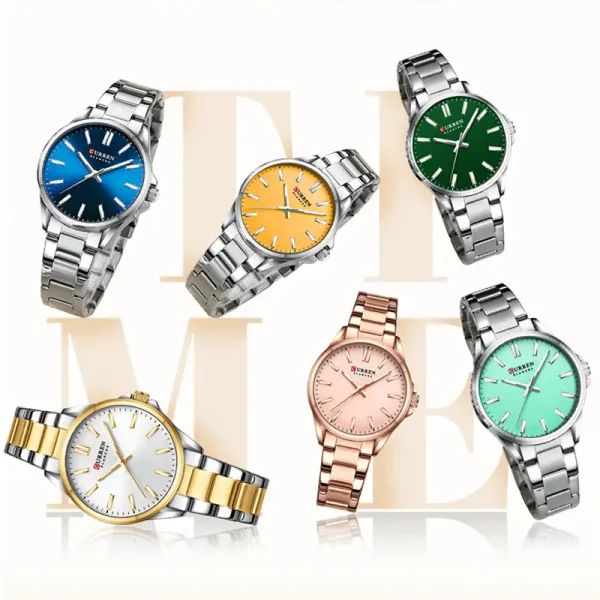 Curren 9090 Silver Green 03