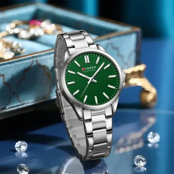 Curren 9090 Silver Green 04