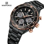 Naviforce 8049 Black Rose For Man