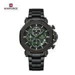 Naviforce 8065 Ch Black Green For Men 0