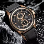 Naviforce 8075 For Men Black Rose 0