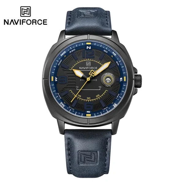 Naviforce 8078 Blue Men Sports Watch Price in BD - Original Front View