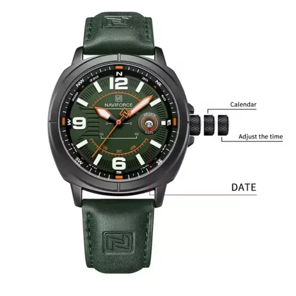 Naviforce 8078 Green Details
