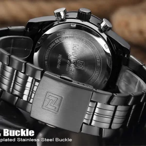 Naviforce 9024 Ch Black White 01