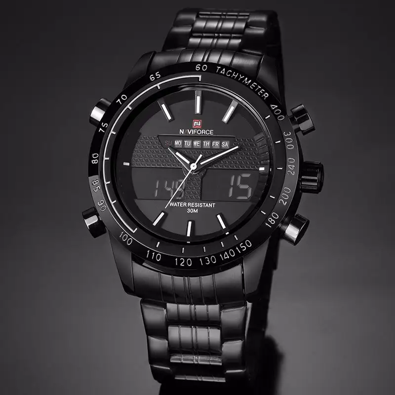 Naviforce 9024 Ch Black White 04 Naviforce 9024 Ch Black White 04
