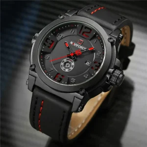 Naviforce 9099 Black Red 03