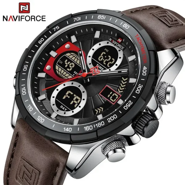 Naviforce 9197 Brown Black