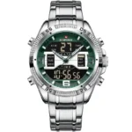 Naviforce 9201 Ch Silver Green