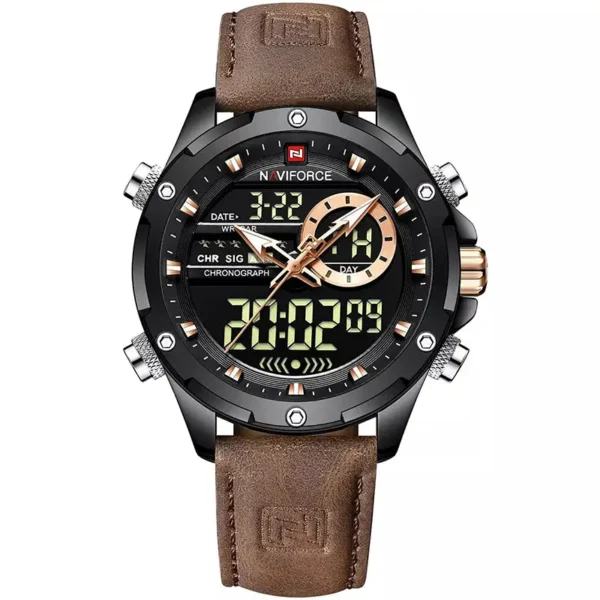 Naviforce 9208 Black Brown