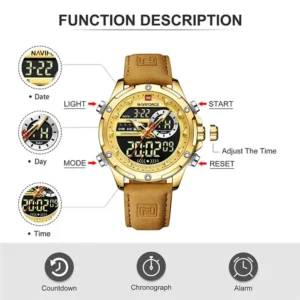 Naviforce 9208 Golden 03