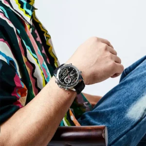 Naviforce 9208 Silver Black 02