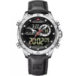 Naviforce 9208 Silver Black