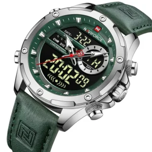 Naviforce 9208 Silver Green 01