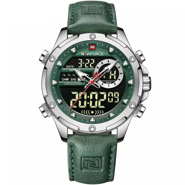 Naviforce 9208 Silver Green