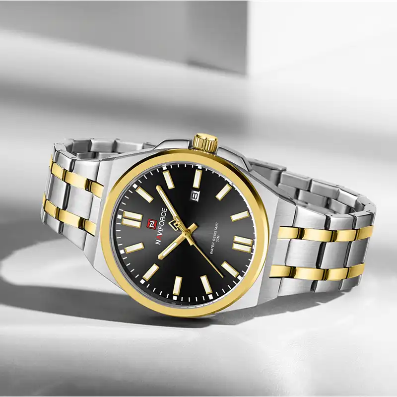 Naviforce 9226 Ch Sliver Gold