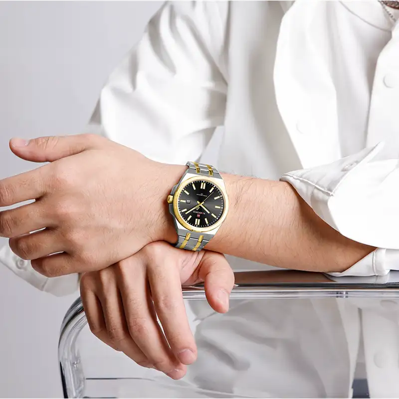 Naviforce 9226 Ch Sliver Gold 01