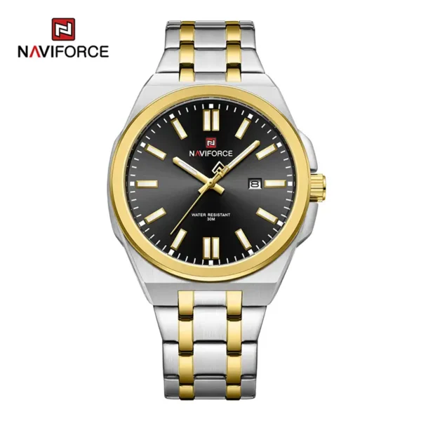 Naviforce 9226 Ch Sliver Gold 02