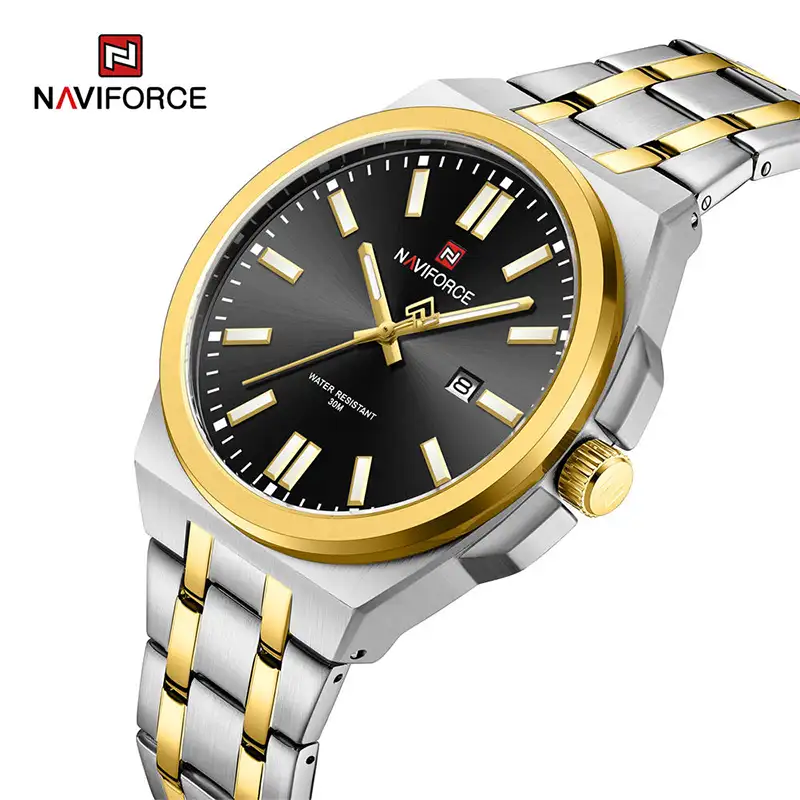 Naviforce 9226 Ch Sliver Gold 03