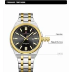 Naviforce 9226 Ch Sliver Gold 04
