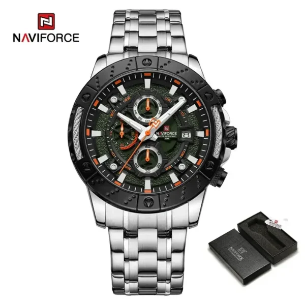 Naviforce 9227 Sliver Green